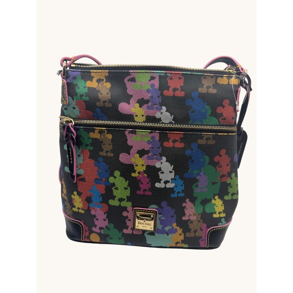 Disney Dooney Bourke Mickey Mouse Silhouette 10th Anniversary Crossbody Bag